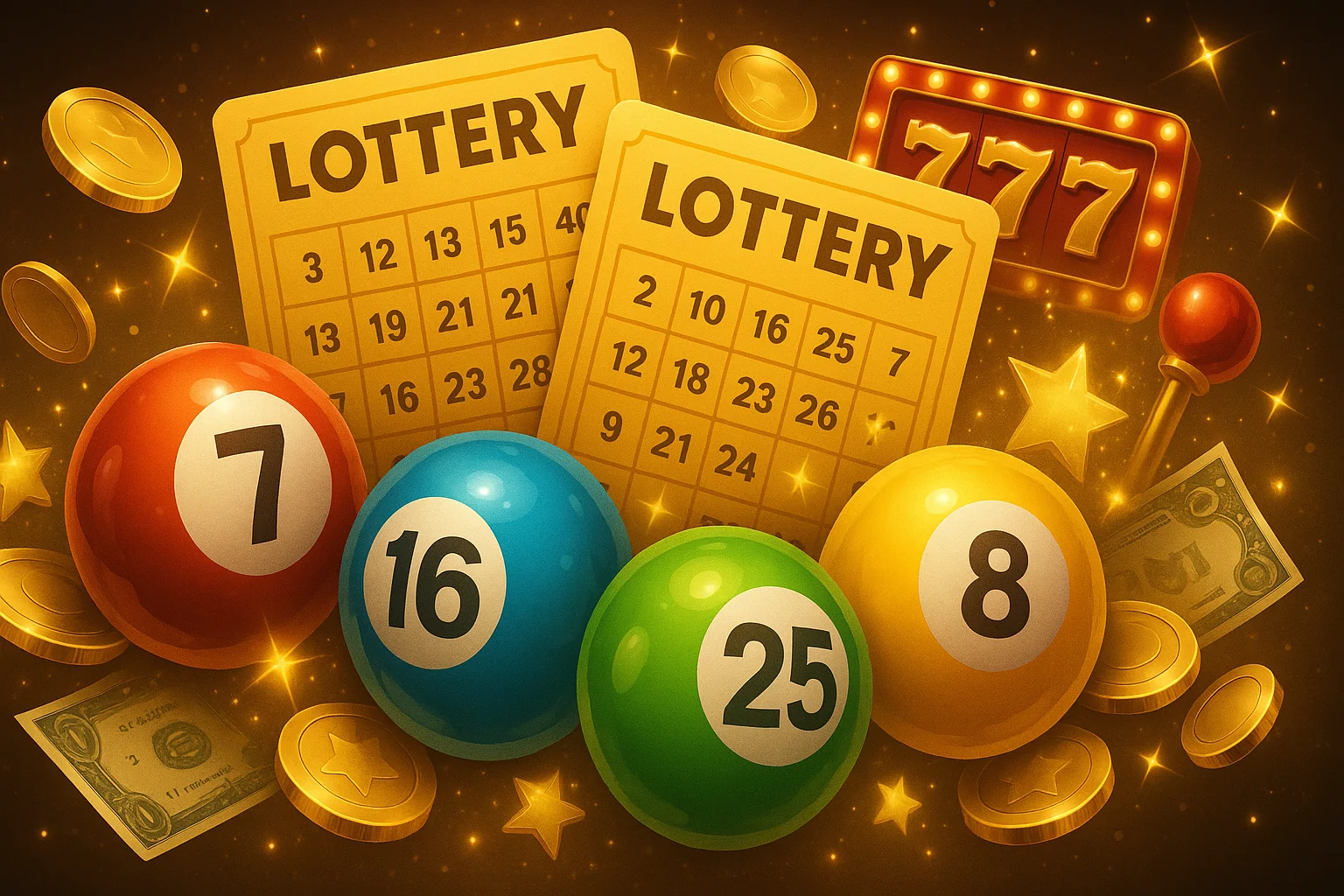 Official Aussie lottery balls